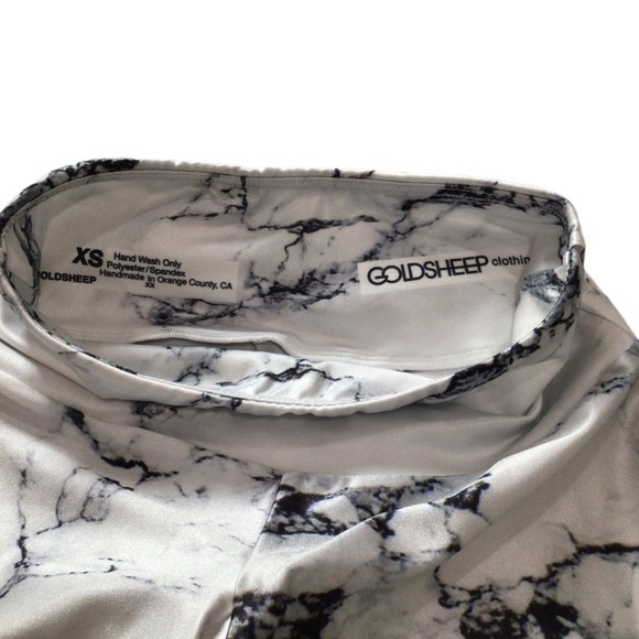 Goldsheep White Marble Full Length Leggings - Picture 4 of 7